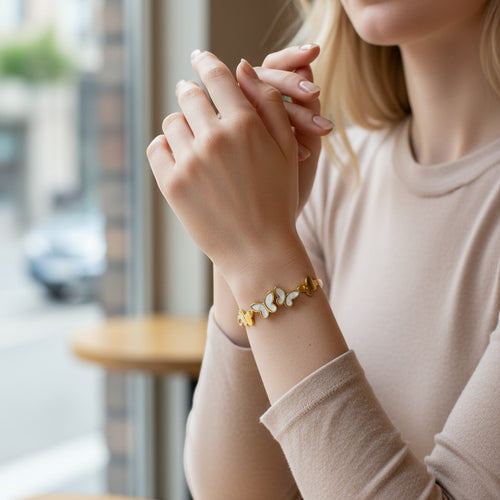 Aarya butterfly baby bracelet