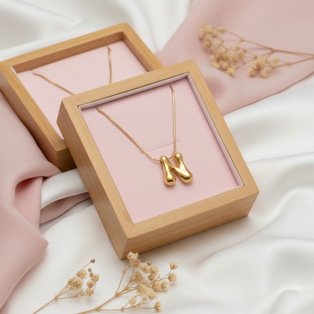 Nila chain with N letter pendant