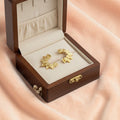 maya leafy cuff earring