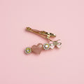 korean clip pink