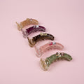 banana hair clip glossy finish