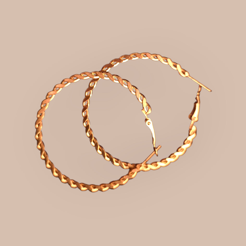 ANTI TARNISH  hoop earrings 