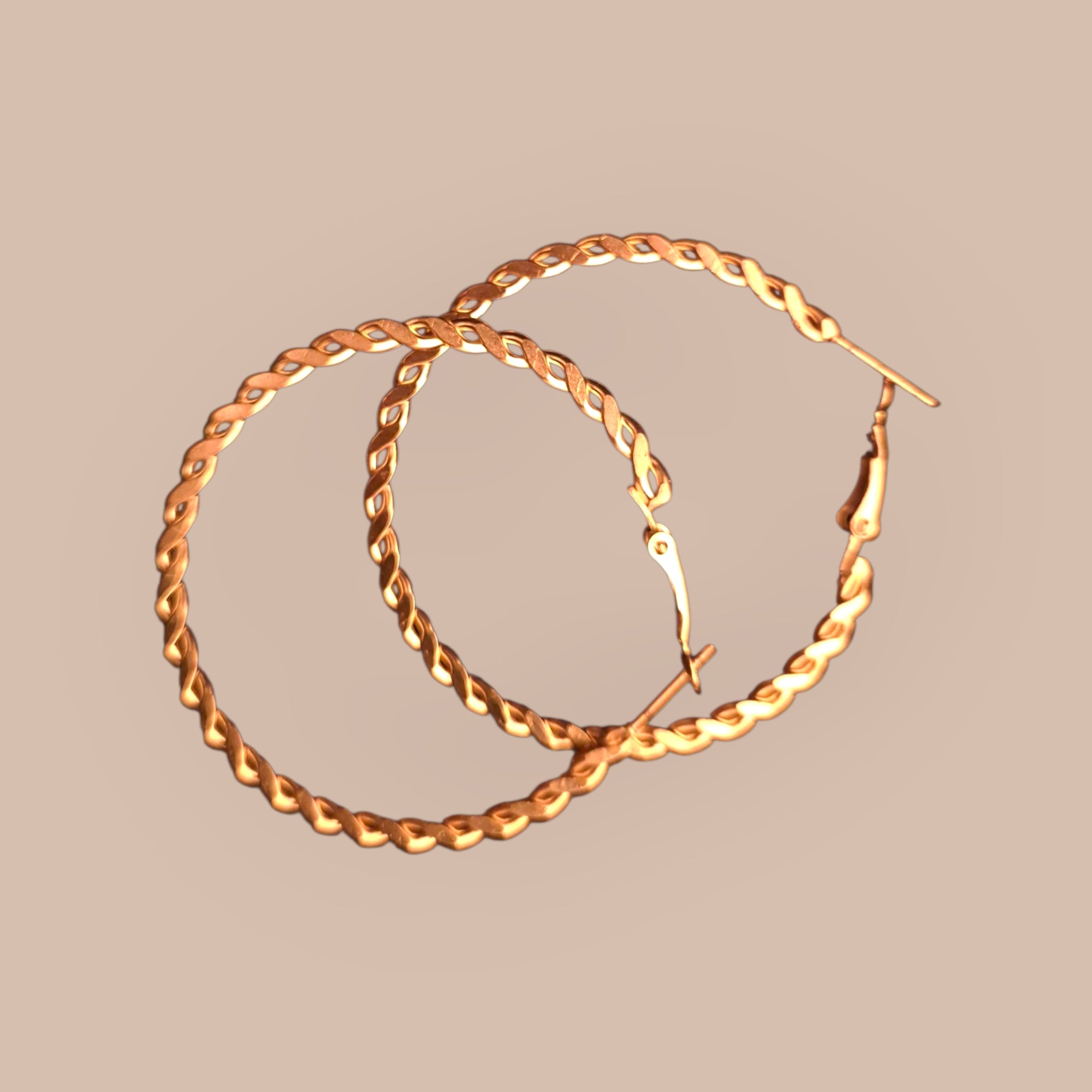 ANTI TARNISH  hoop earrings 