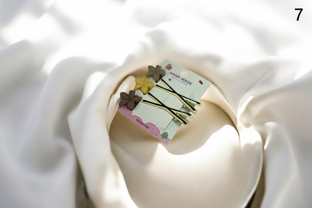 Combo hair clip with hair pin