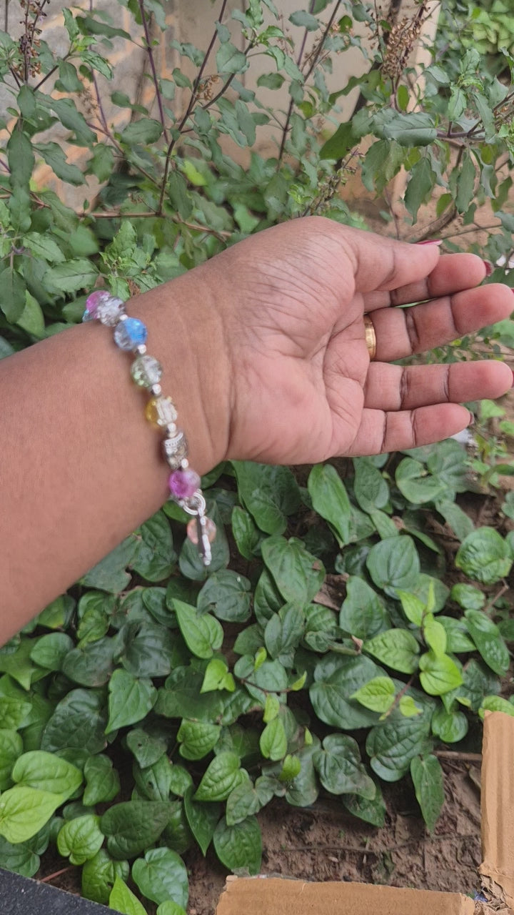 Mithra multicolor bead bracelet