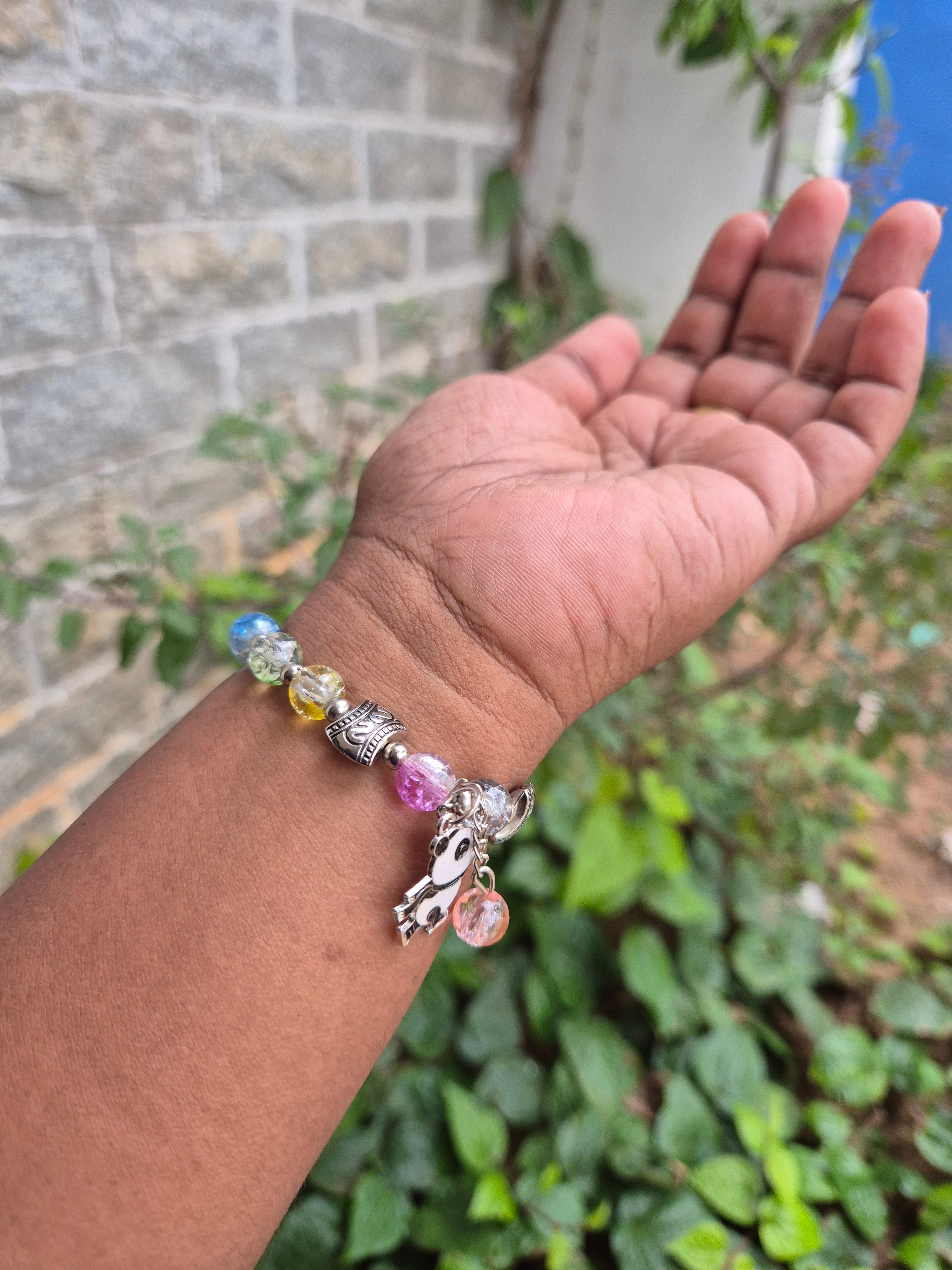 Mithra multicolor bead bracelet